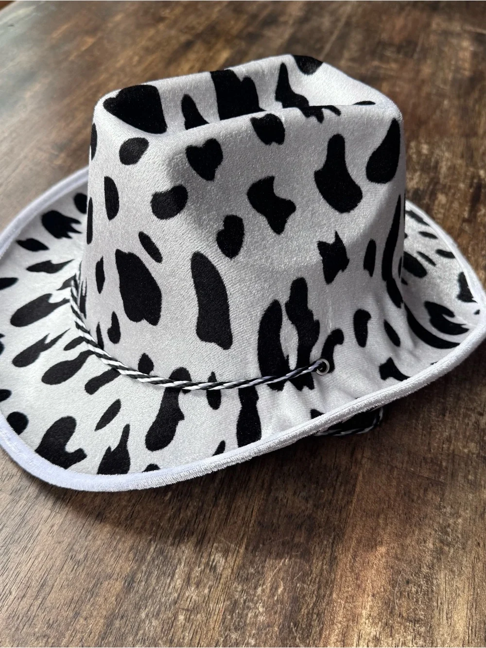 4-Pack Cow Print Cowboy Hats